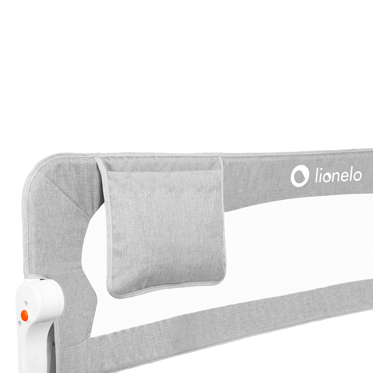 Захисний бар'єр для ліжка Lionelo Eva Grey Melange, світло-сірий (LO.EV03) - фото 5