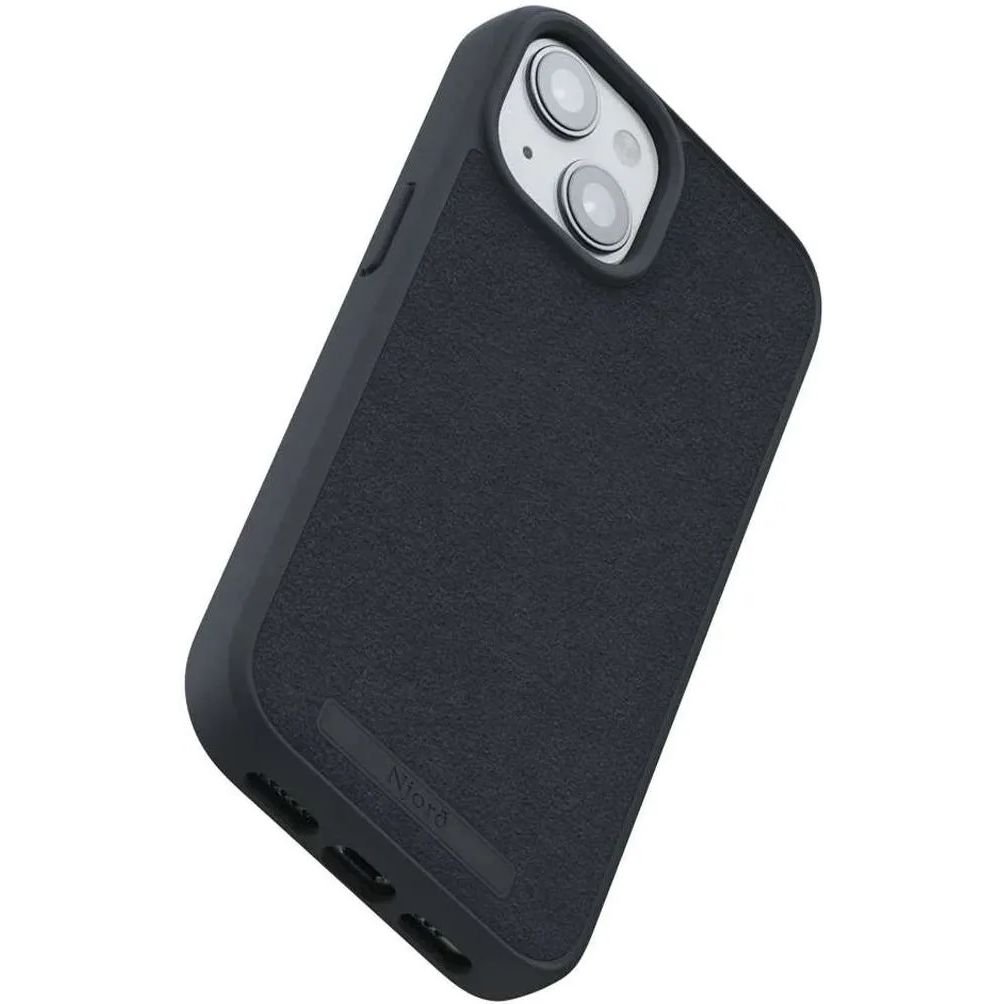 Чехол-накладка Njord Suede MagSafe Case Black для iPhone 15 Plus - фото 6