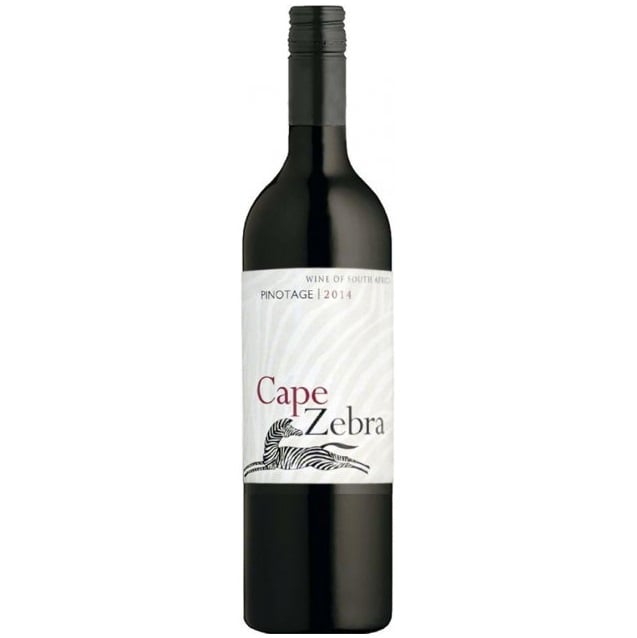 Вино Cape Zebra Pinotage, красное, сухое, 13%, 0,75 л (8000015201915) - фото 1