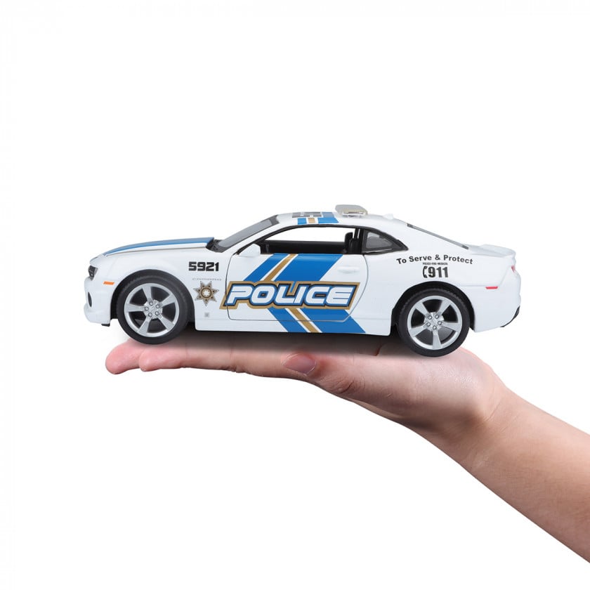 Ігрова автомодель Maisto Chevrolet Camaro SS RS Police 2010, білий, 1:24 (31208 white) - фото 6