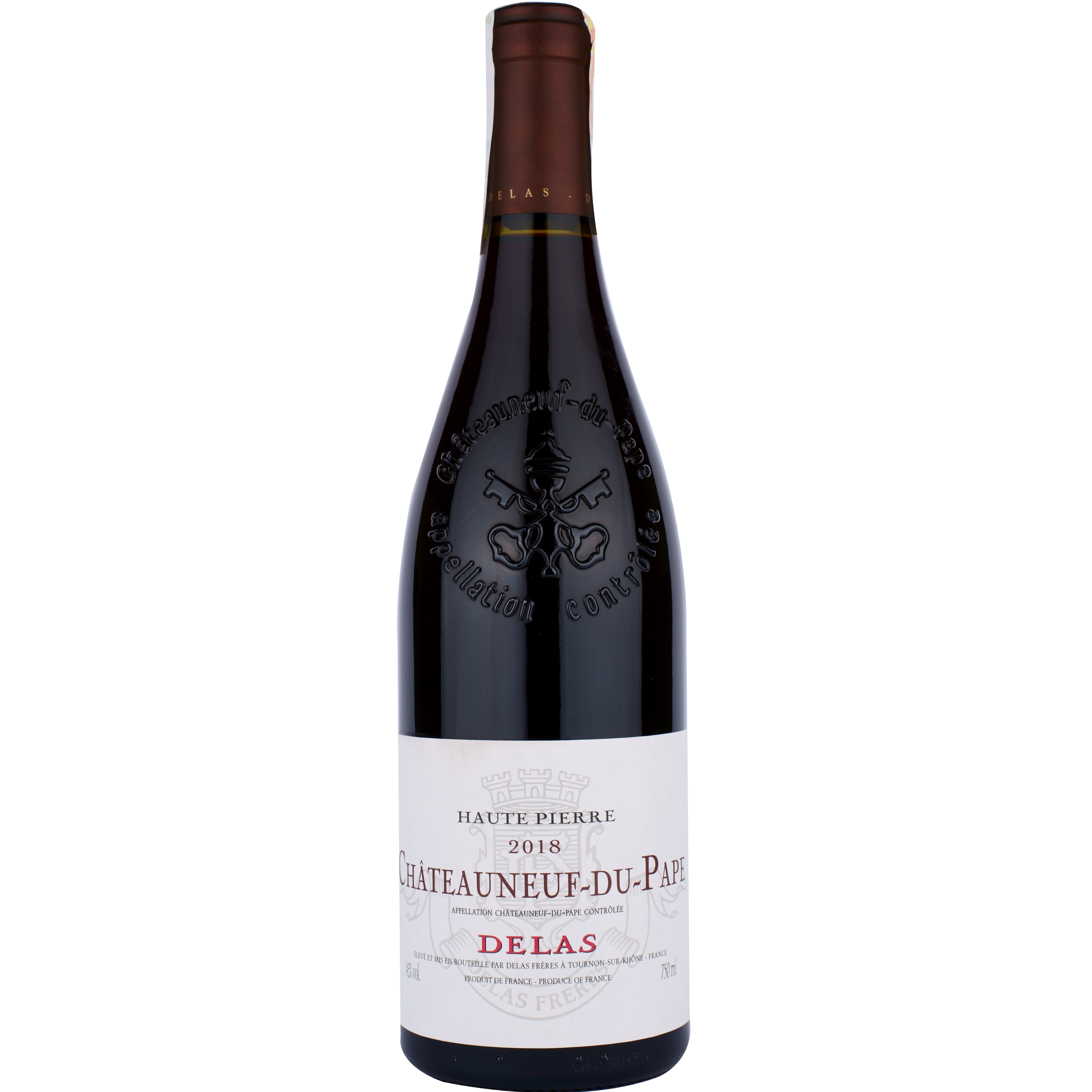 Вино Delas Chateauneuf-du-Pape Haute Pierre AOC, красное, сухое, 0,75 л - фото 1