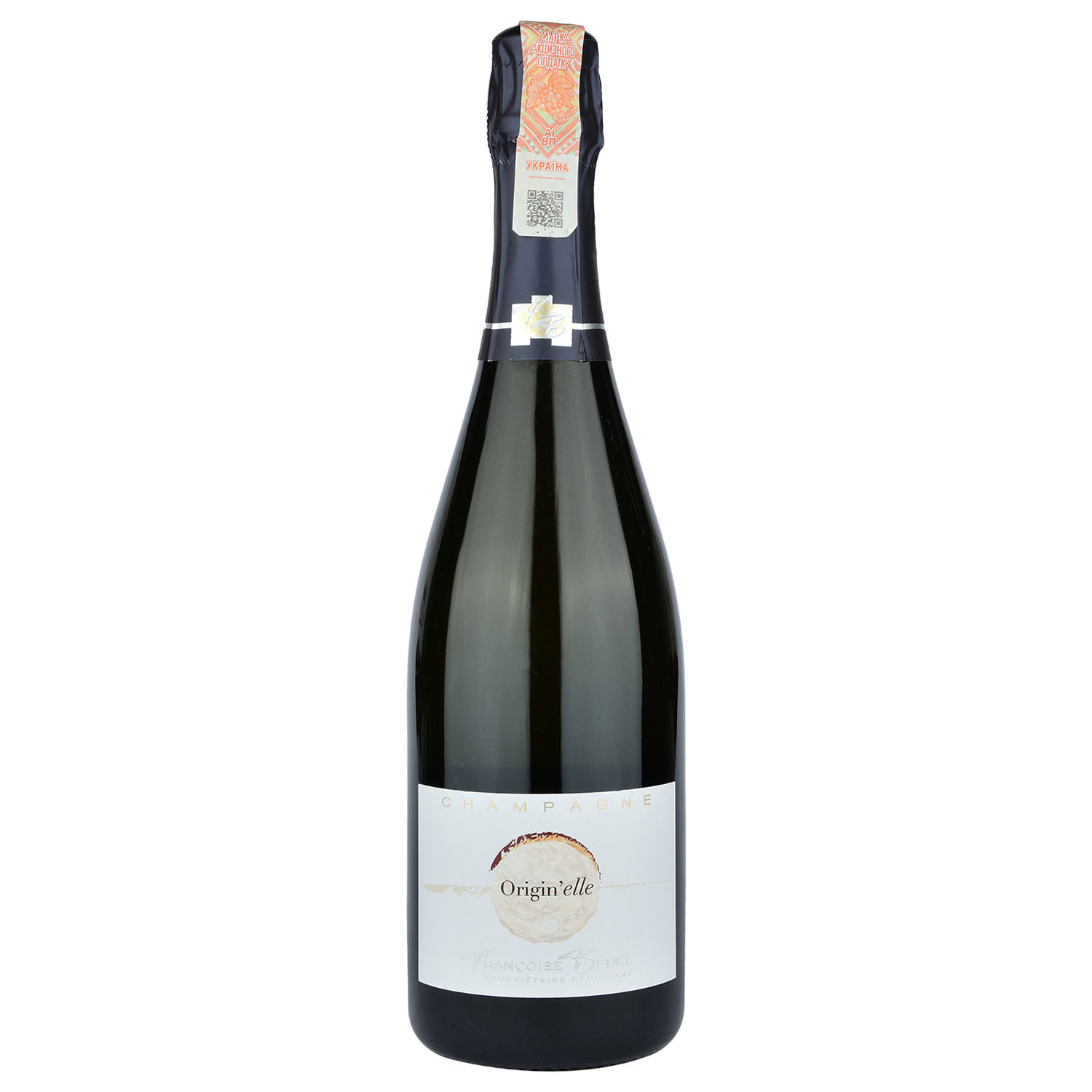 Шампанское Francoise Bedel Origin'elle, белое, брют, 0,75 л (W9379) - фото 1