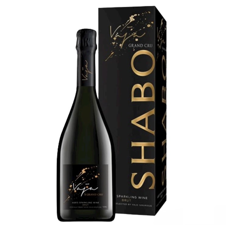 Вино игристое Shabo Vaja Grand Cru, белое, брют, подарочная упаковка, 13%, 0,75 л - фото 1