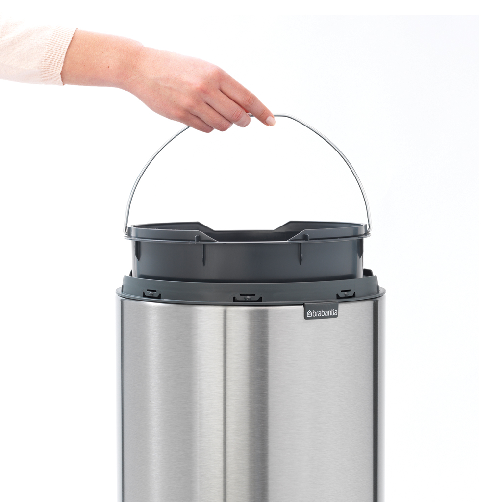 Бак для мусора Brabantia Touch Bin, 30 л, серебристый (115462) - фото 7