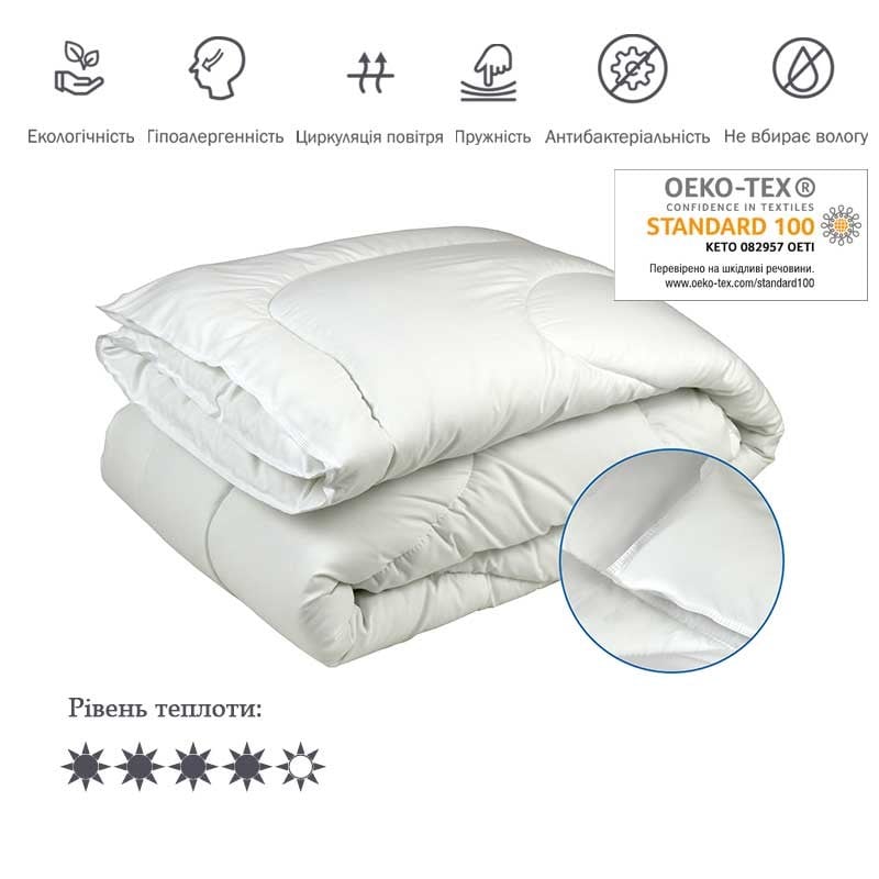 Одеяло силиконовое Руно, 205х172 см, белый (316.52СЛБ_Білий) - фото 3