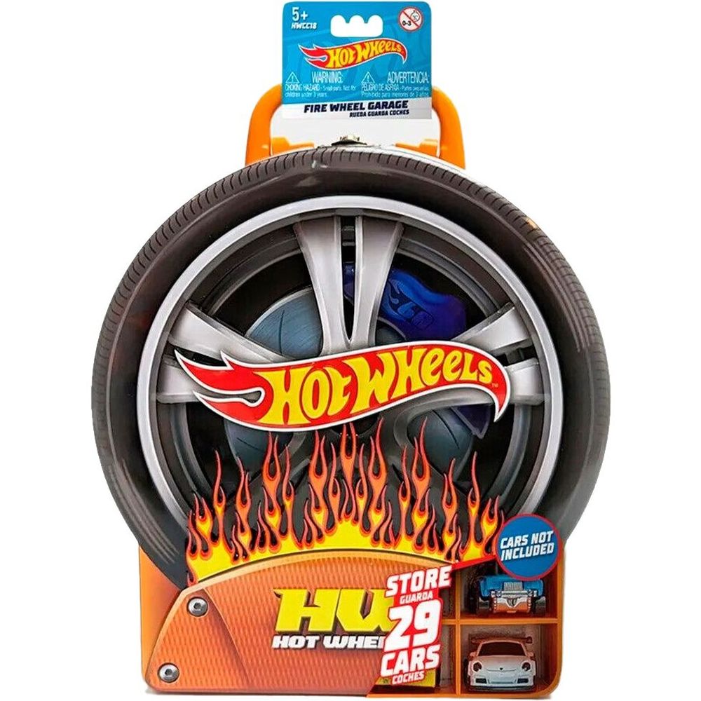 Контейнер-колесо для автівок Hot Wheels металевий (HWCC18) - фото 1