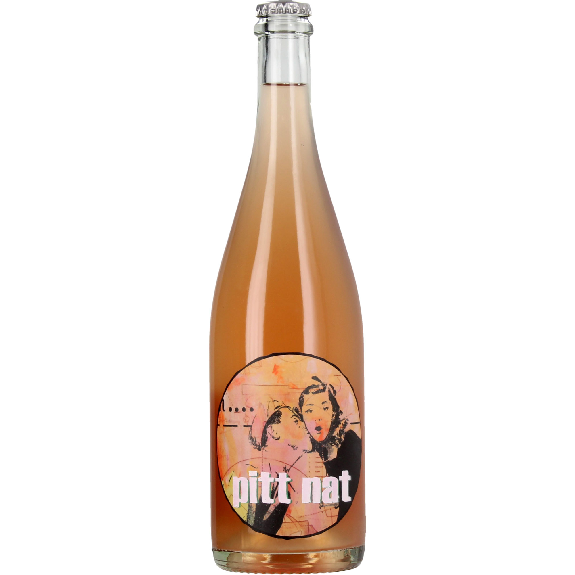 Игристое вино Pittnauer Pitt Nat Rose 2022 розовое брют 0.75 л - фото 1