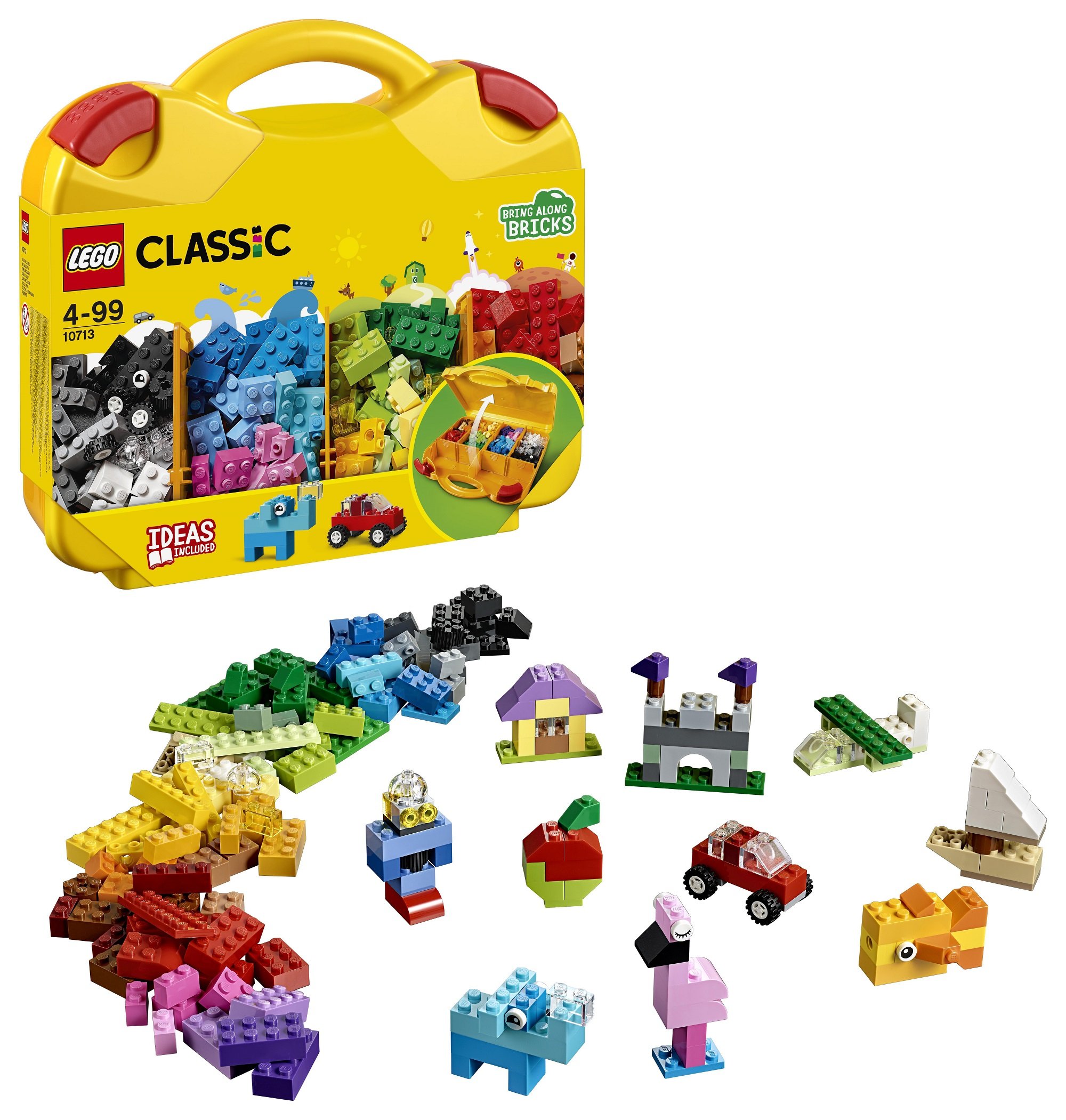 Конструктор LEGO Classic Чемоданчик для творчества и конструирования, 213 деталей (10713) - фото 3