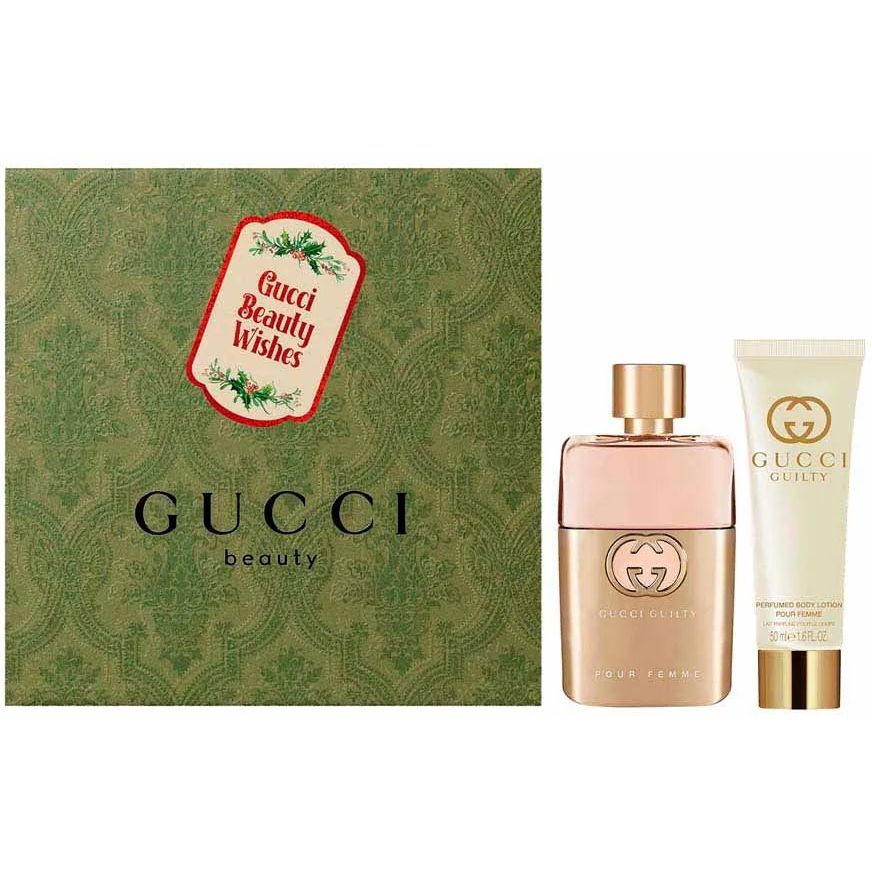 Подарочный набор Gucci Gift Set Guilty Women: туалетная вода, 50 мл + лосьон для тела, 50 мл - фото 1