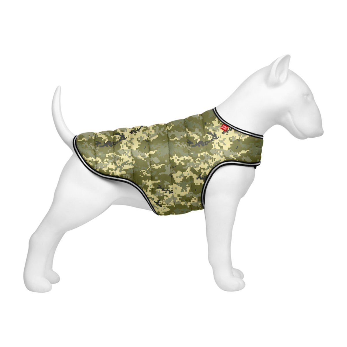 Куртка-накидка для собак Waudog Clothes, Мілітарі, S - фото 2