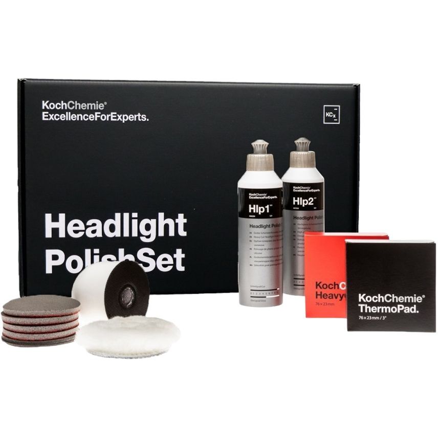 Набор для полировки фар Koch Chemie Headlight Polish Set - фото 1