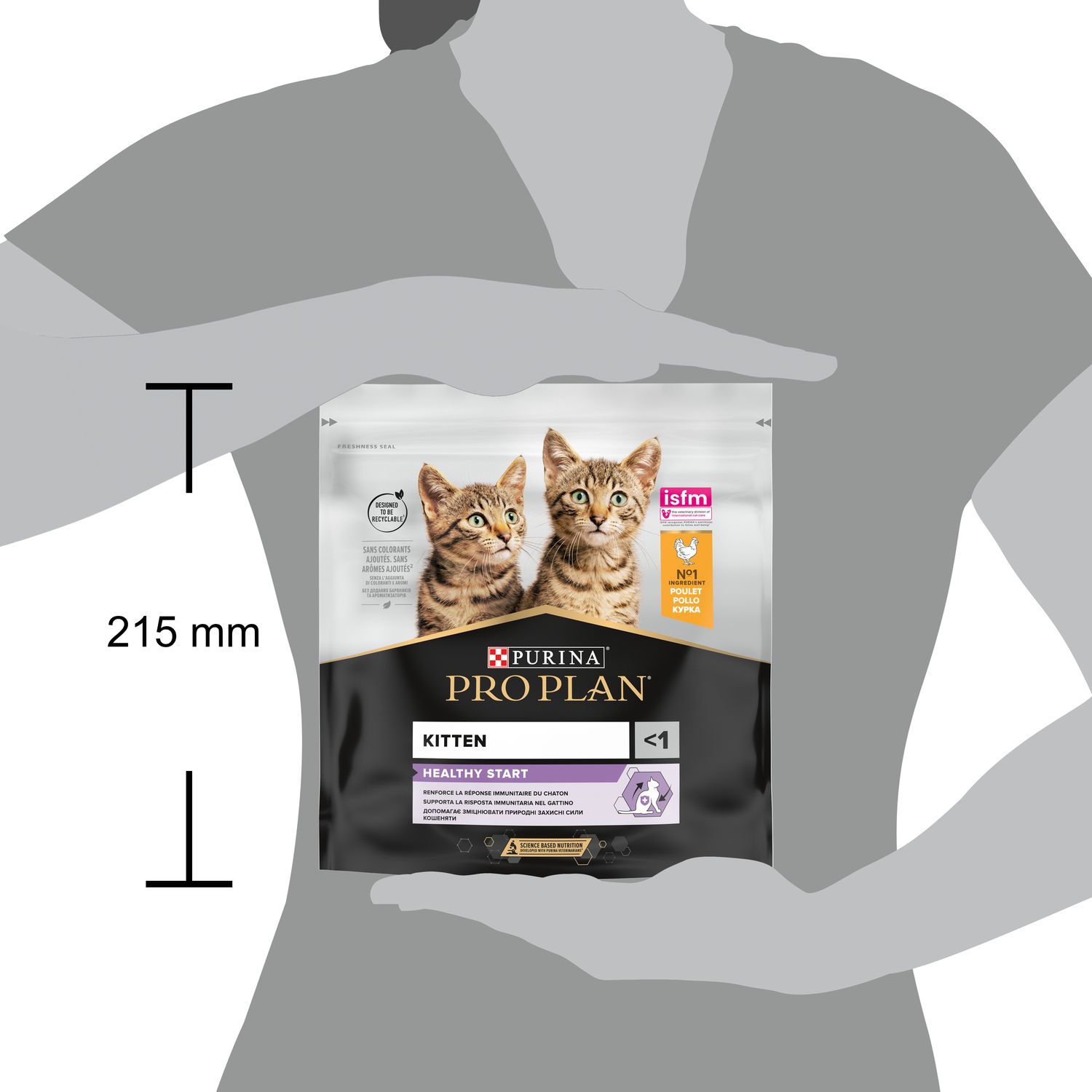 Сухий корм для кошенят Purina Pro Plan Kitten <1 Healthy Start з куркою 400 г (12372507) - фото 3