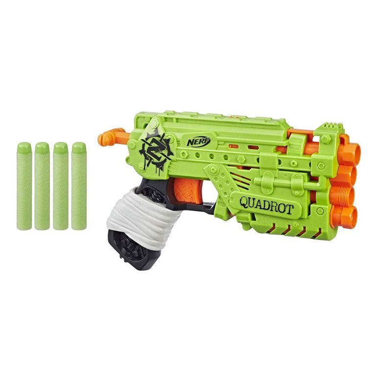 Blaster Hasbro Nerf Zombie Strike Quadrot (E2673) - фото 1