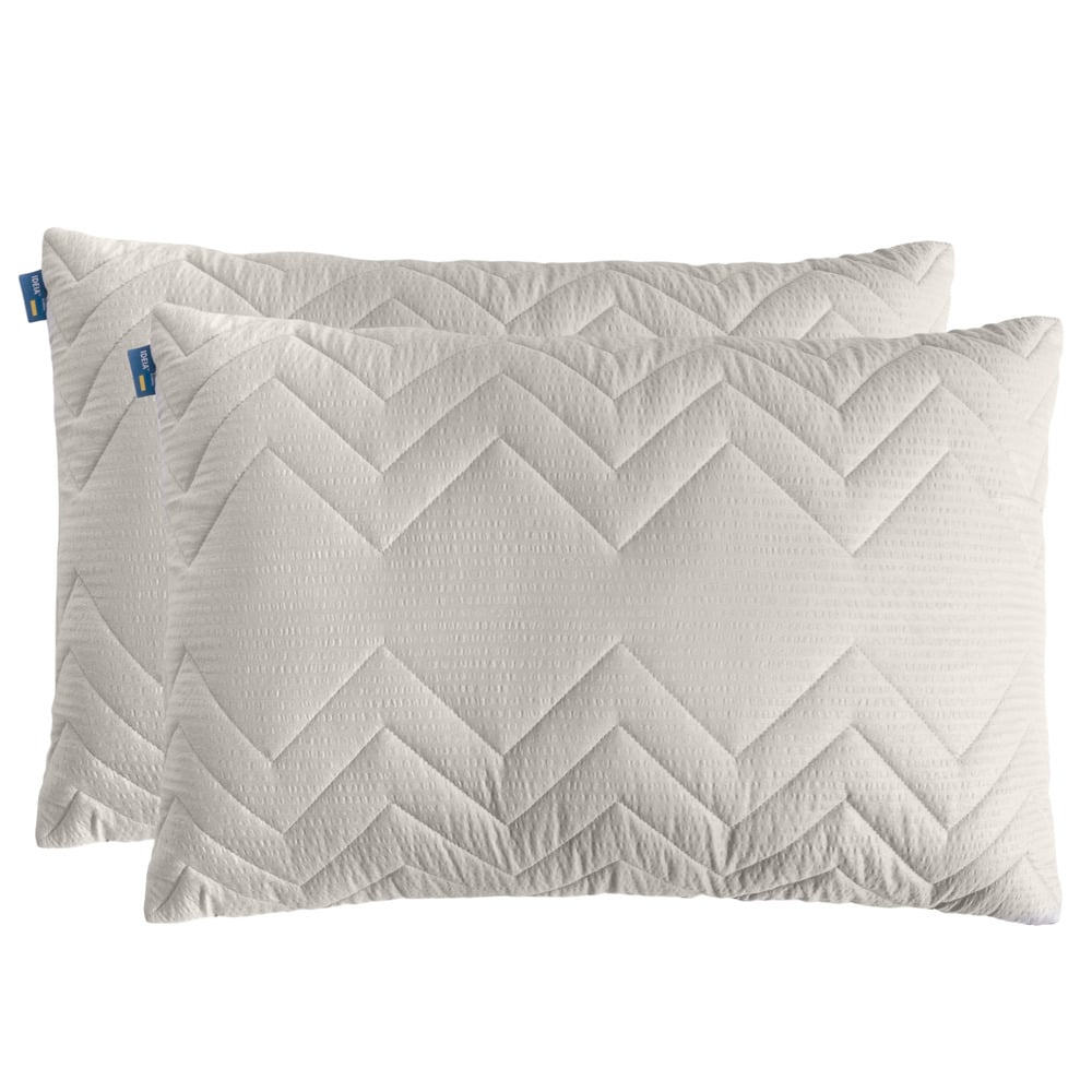 Подушка Ideia Nordic Comfort+ с молнией, 50х70 см, перламутрово-серая (8000034694) - фото 2