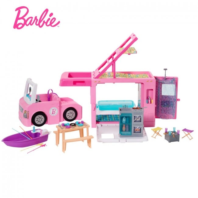 Игровой набор Barbie Кемпер 3 в 1 (GHL93) - фото 6