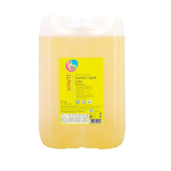 Органическое жидкое средство для стирки Sonett Мята и лимон, концентрат, 10 л - фото 1