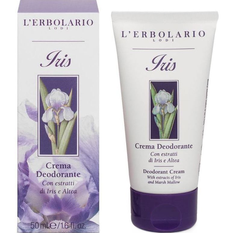 Крем-дезодорант L'Erbolario Crema Deodorante Iris, с ирисом, 50 мл - фото 1