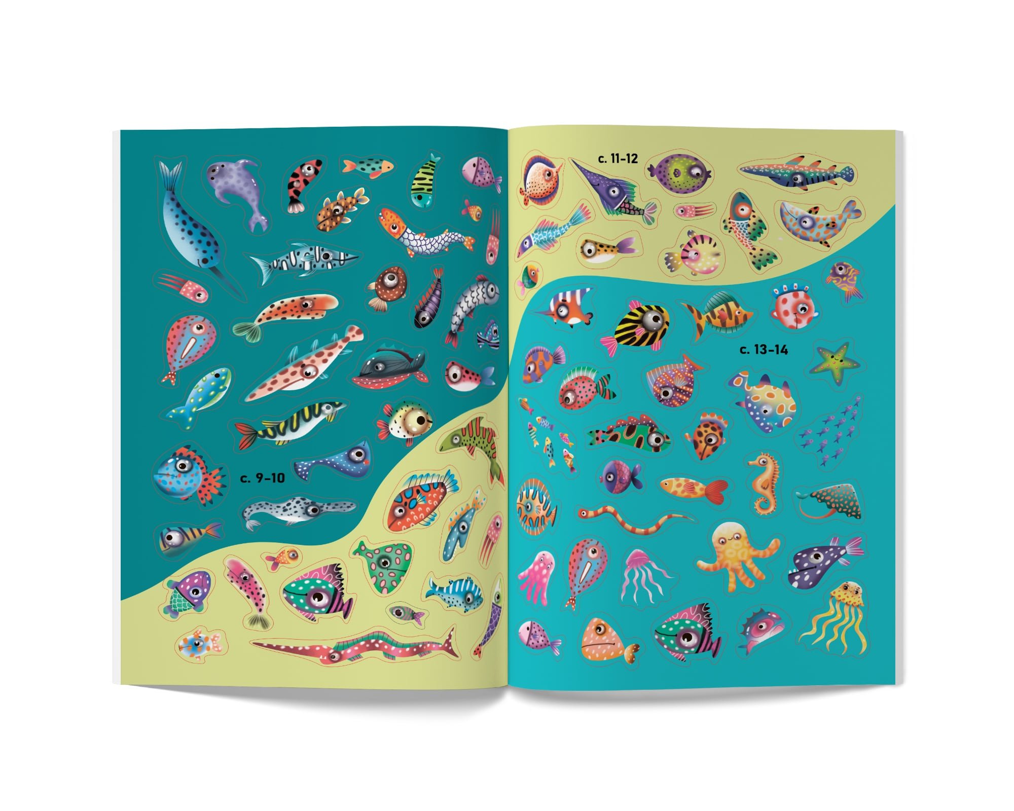 Книга Кристал Бук Меганаклейки Подводный мир, с наклейками (F00022470) - фото 8