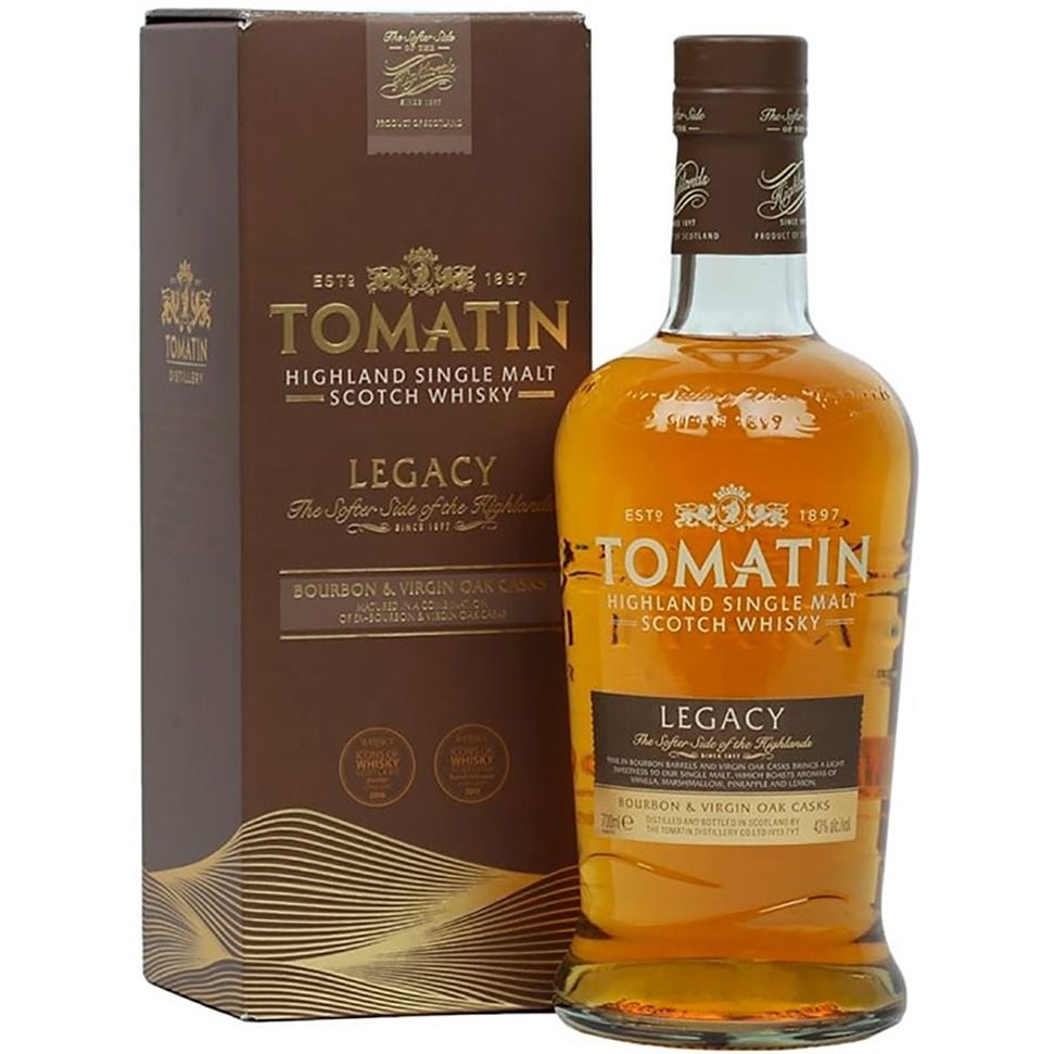 Виски Tomatin Distillery Tomatin Legacy, 43%, 0,7 л, в подарочной упаковке - фото 1