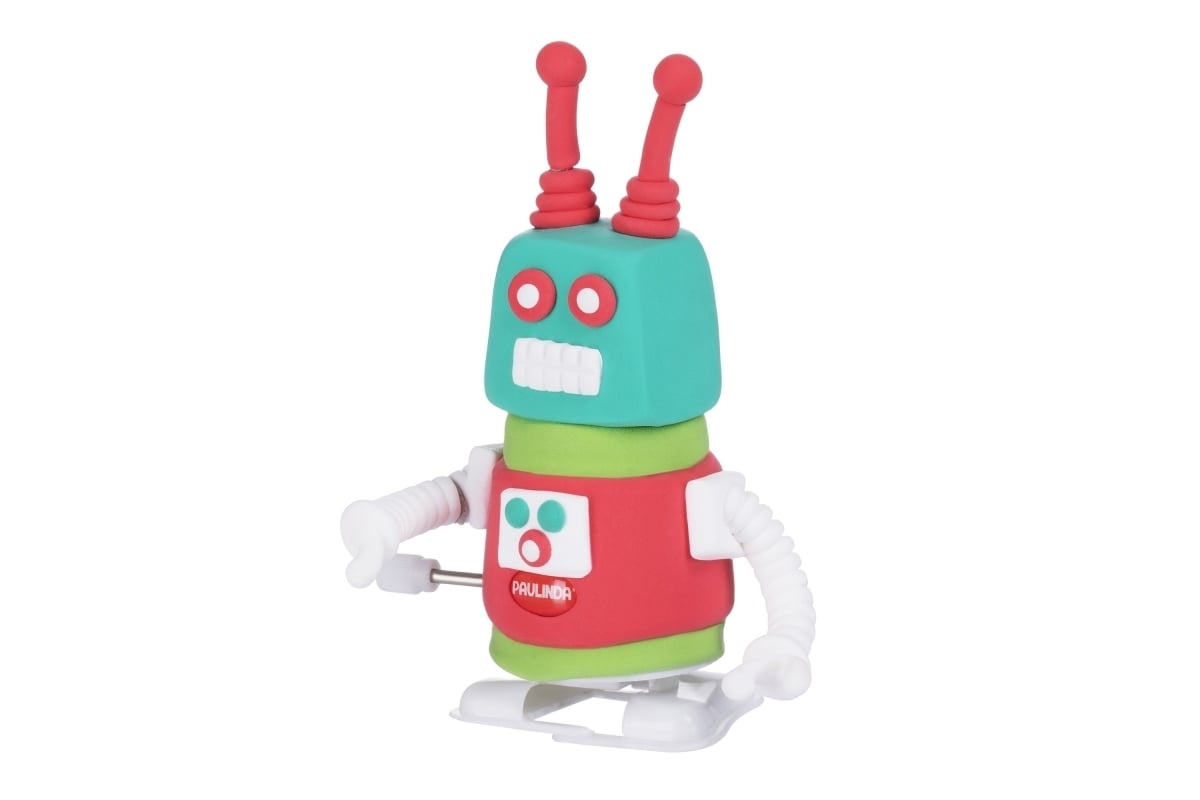 Масса для лепки Paulinda Super Dough Robot, красный (PL-081178-1) - фото 2