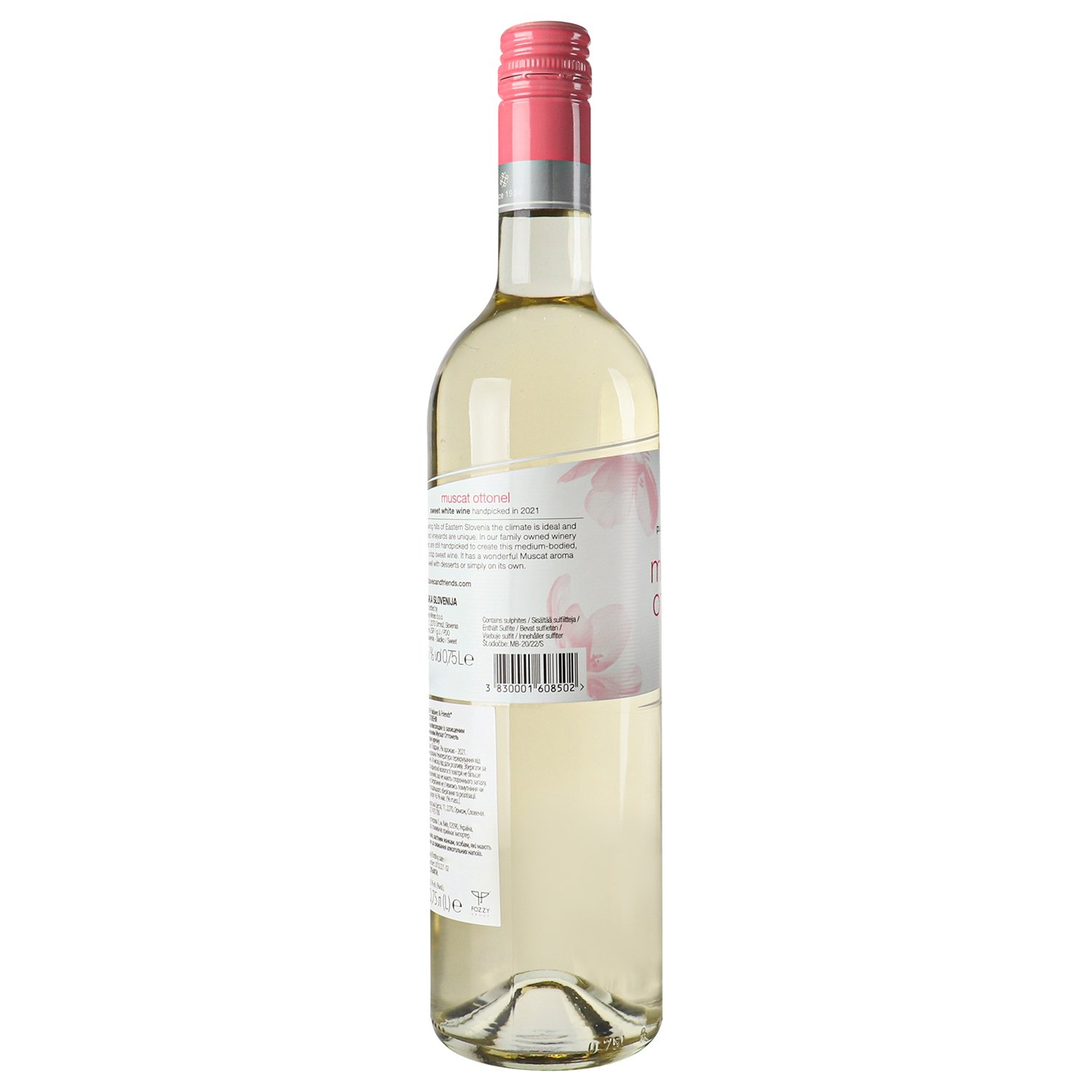 Вино Puklavec&Friends Muscat Ottonel white, 9%, 0,75 л (856503) - фото 4