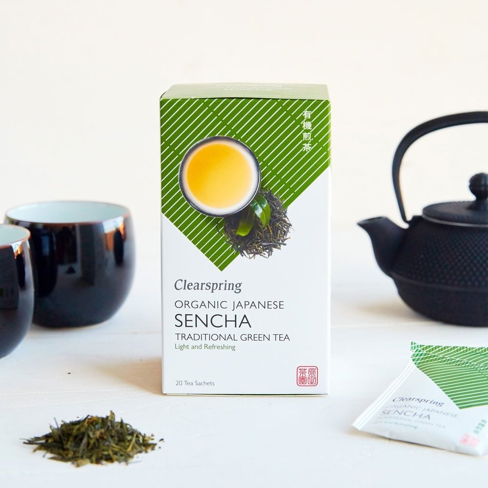 Чай зелений Clearspring Sencha органічний 36 г (20 шт. х 1.8 г) - фото 4