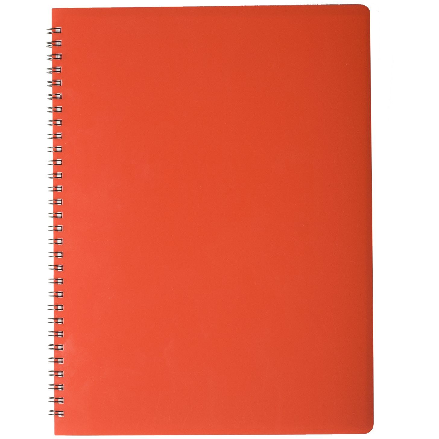 Тетрадь Buromax Gloss на пружине А4, 80 листов красная (BM.24452151-05) - фото 1
