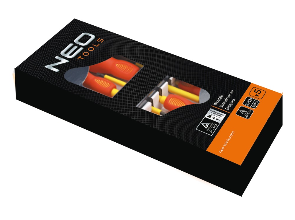 Набір викруток діелектричних Neo Tools SL, PH, сталь CrMo 5 предметів (04-220) - фото 2