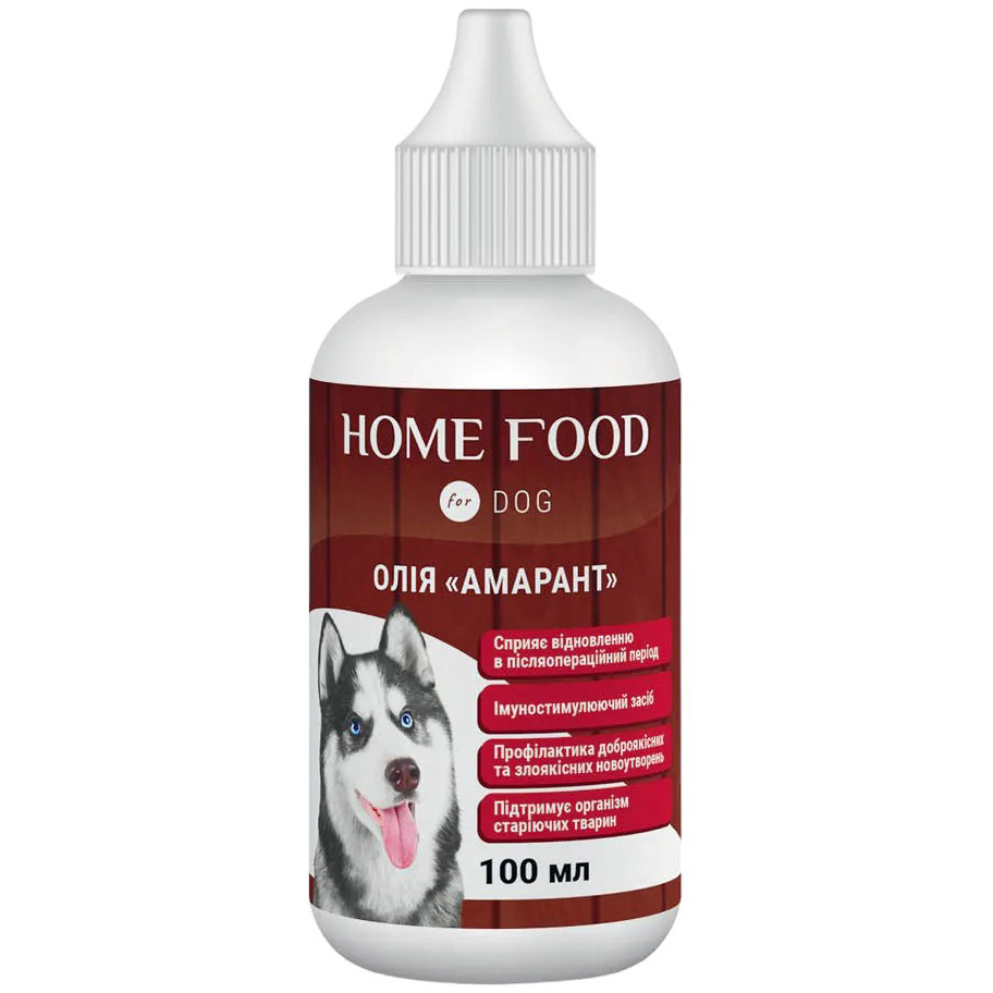 Пищевая добавка для собак Home Food масло Амарант 100 мл - фото 1