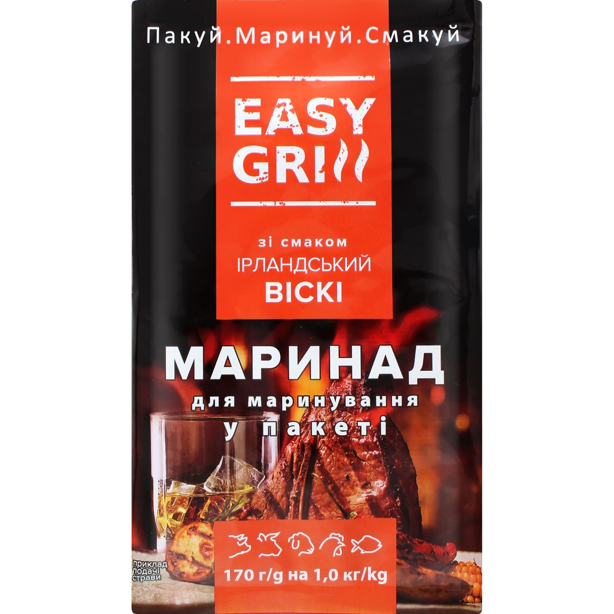 Маринад Easy grill Ирландский виски, 170 г (831699) - фото 1