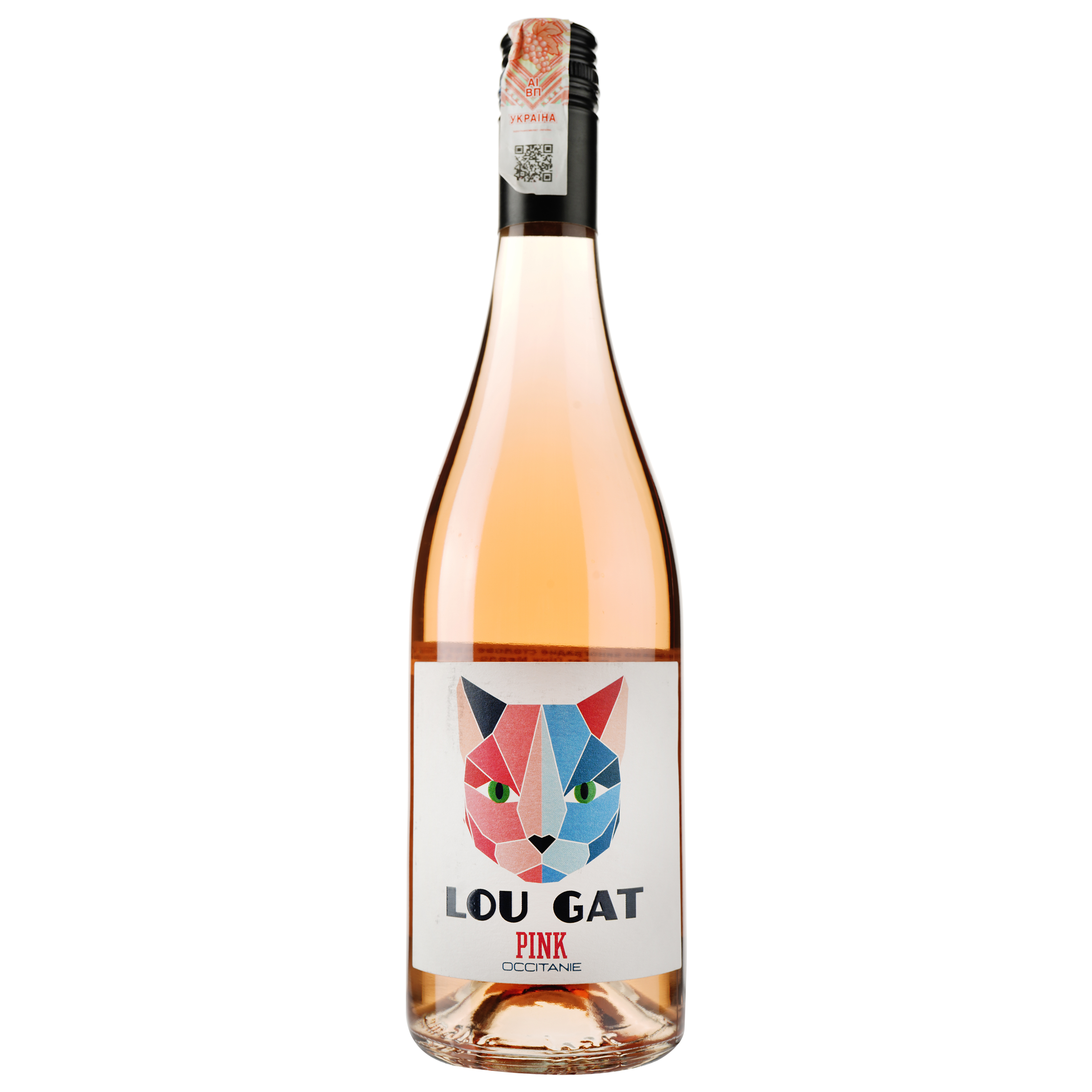 Вино Maison Marcellin Lou Gat Pink Merlot-Cabernet Sauvignon, розовое, сухое, 12,5%, 0,75 л - фото 2
