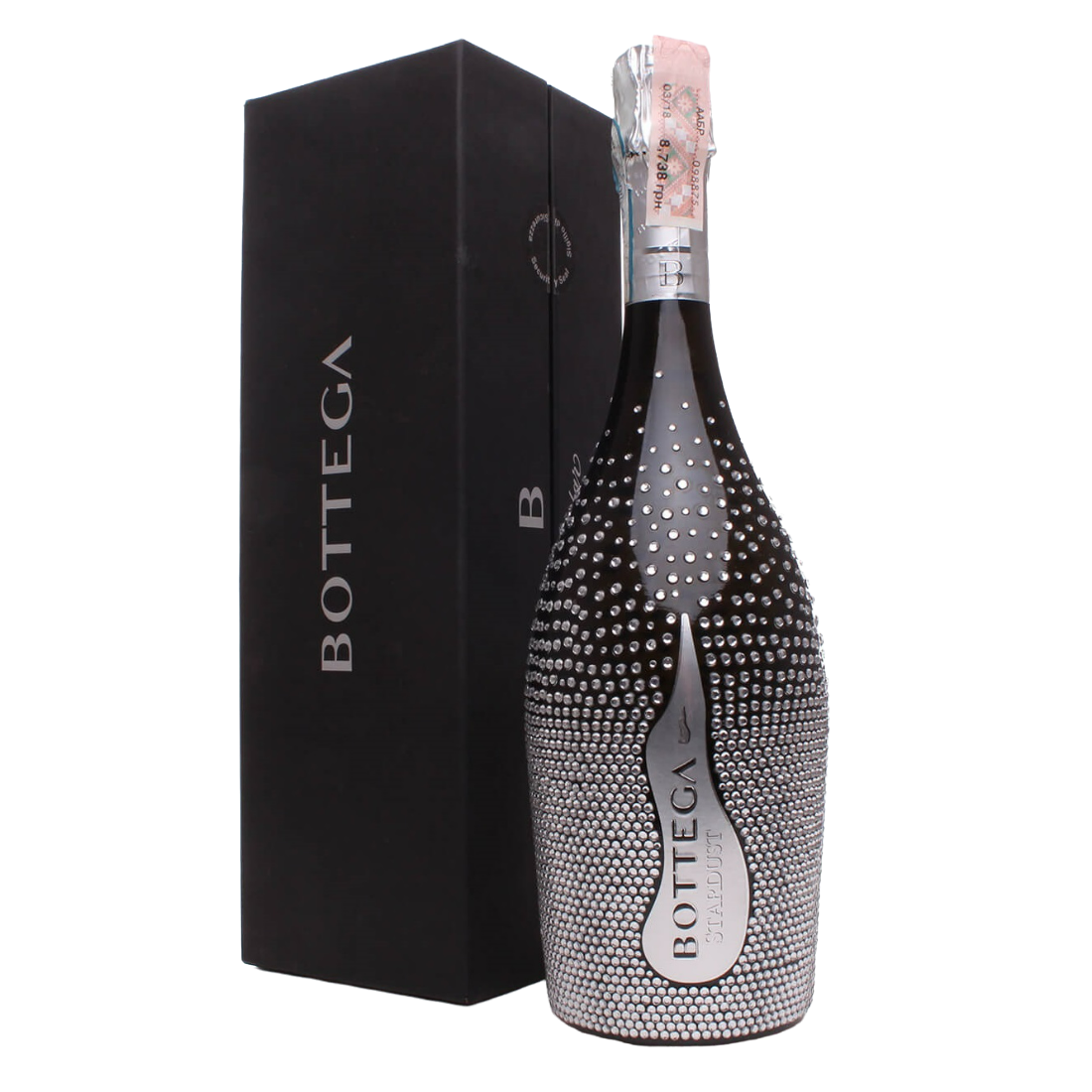 Вино игристое Bottega Stardust Prosecco Dry в подарочной упаковке, белое, сухое, 11%, 0,75 л (693483) - фото 1