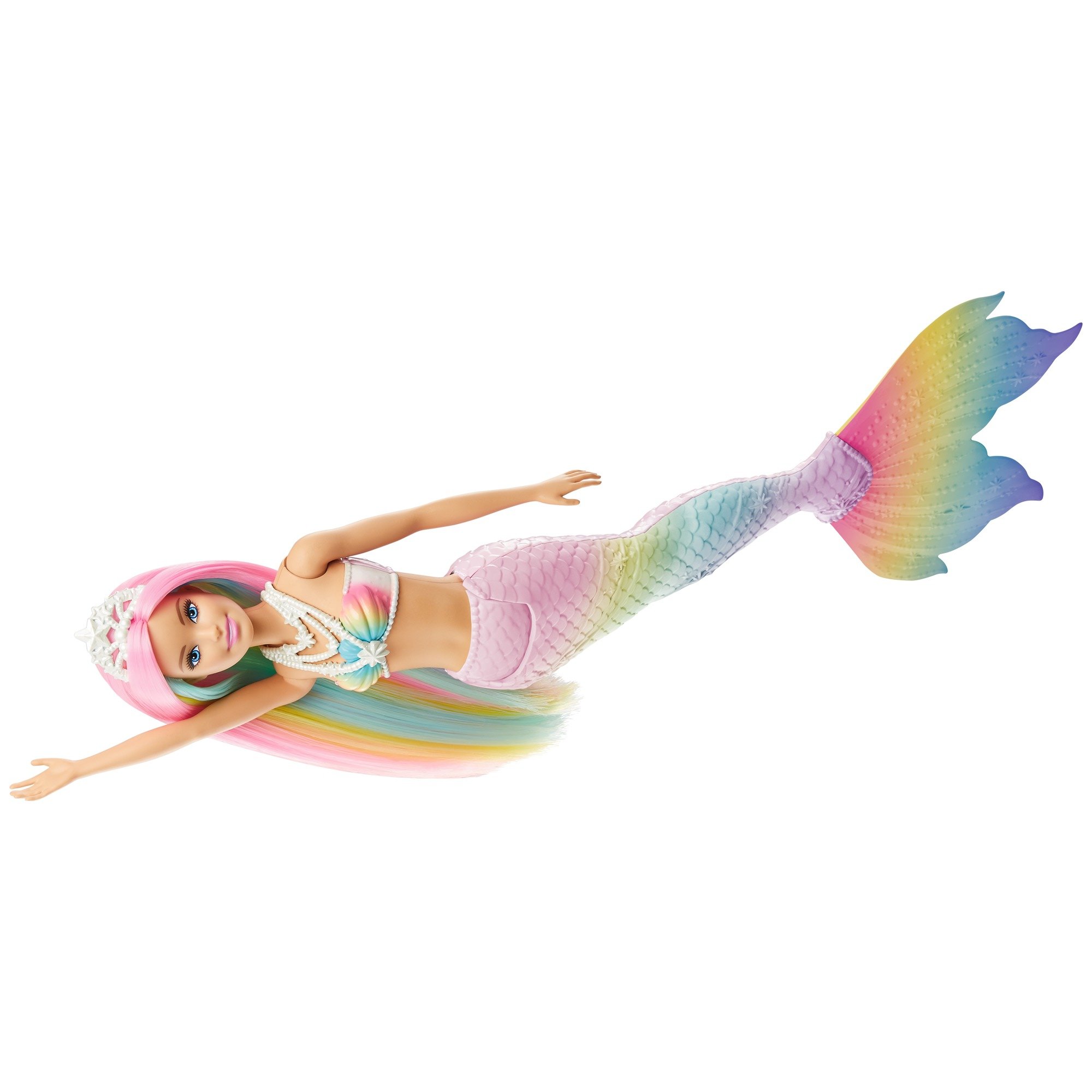 Лялька-русалка Barbie Дрімтопія Кольорова гра (GTF89) - фото 3