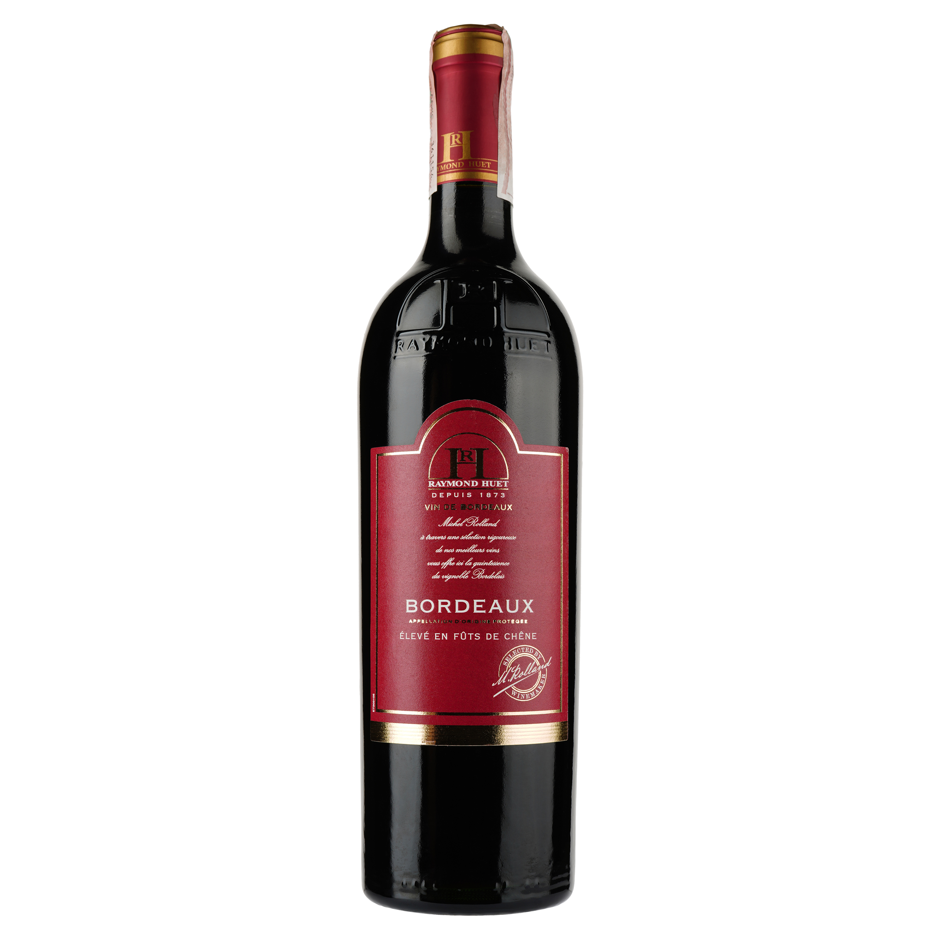 Вино Bordeaux Raymond Huet Fut De Chene Red, красное, сухое, 0,75 л - фото 1