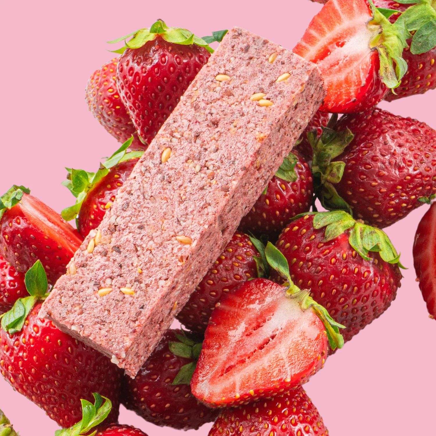 Набор протеиновых батончиков Fizi Кето Strawberry + Almond 10 шт. - фото 8