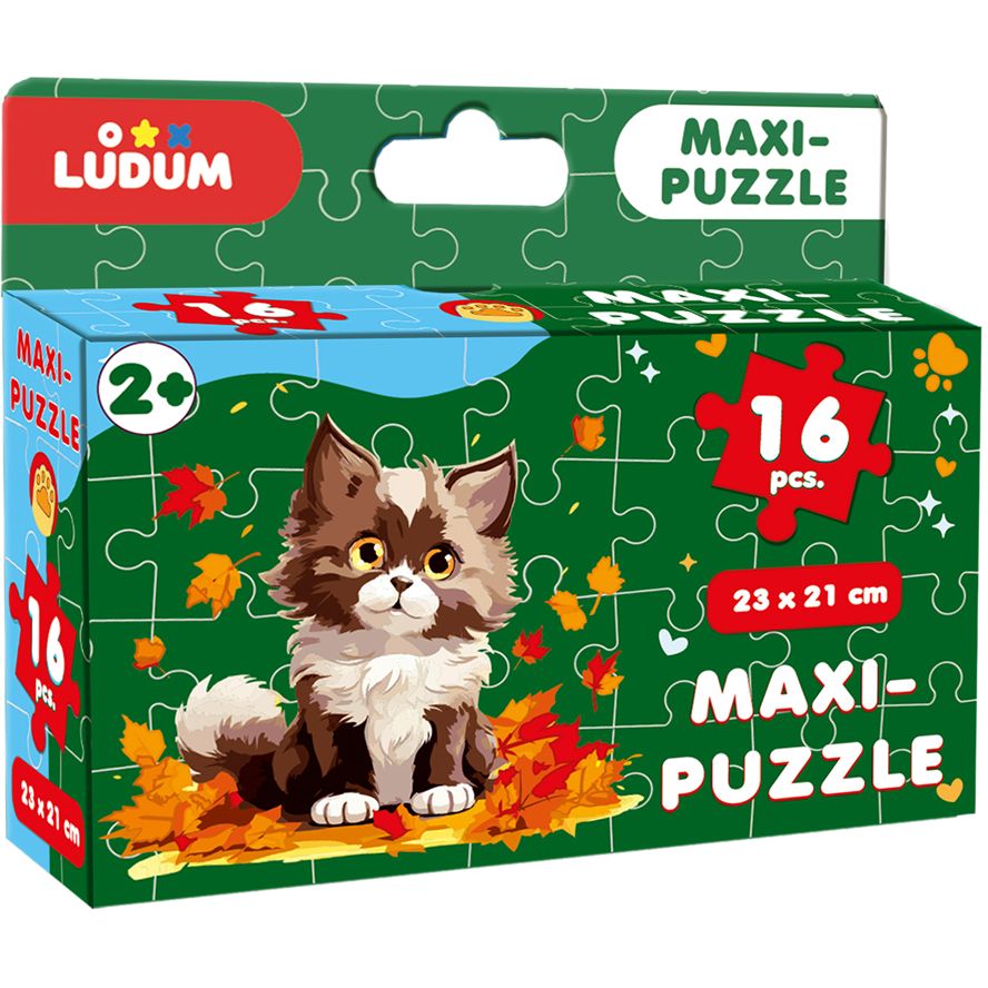 Игра настольная Ludum Пазл Котик 3 макси-пазл (ME5032-04) - фото 1