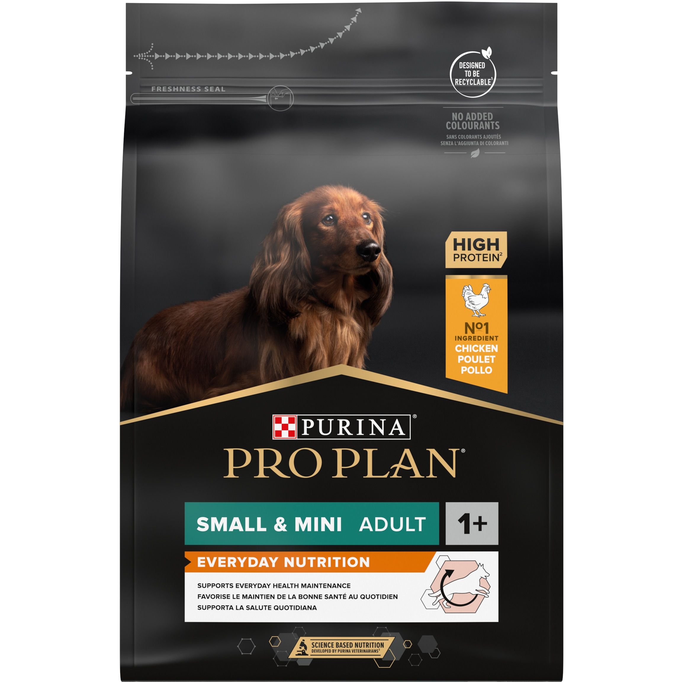Сухой корм для взрослых собак мелких пород Purina Pro Plan Adult Small & Mini, с курицей, 3 кг (12272216) - фото 1