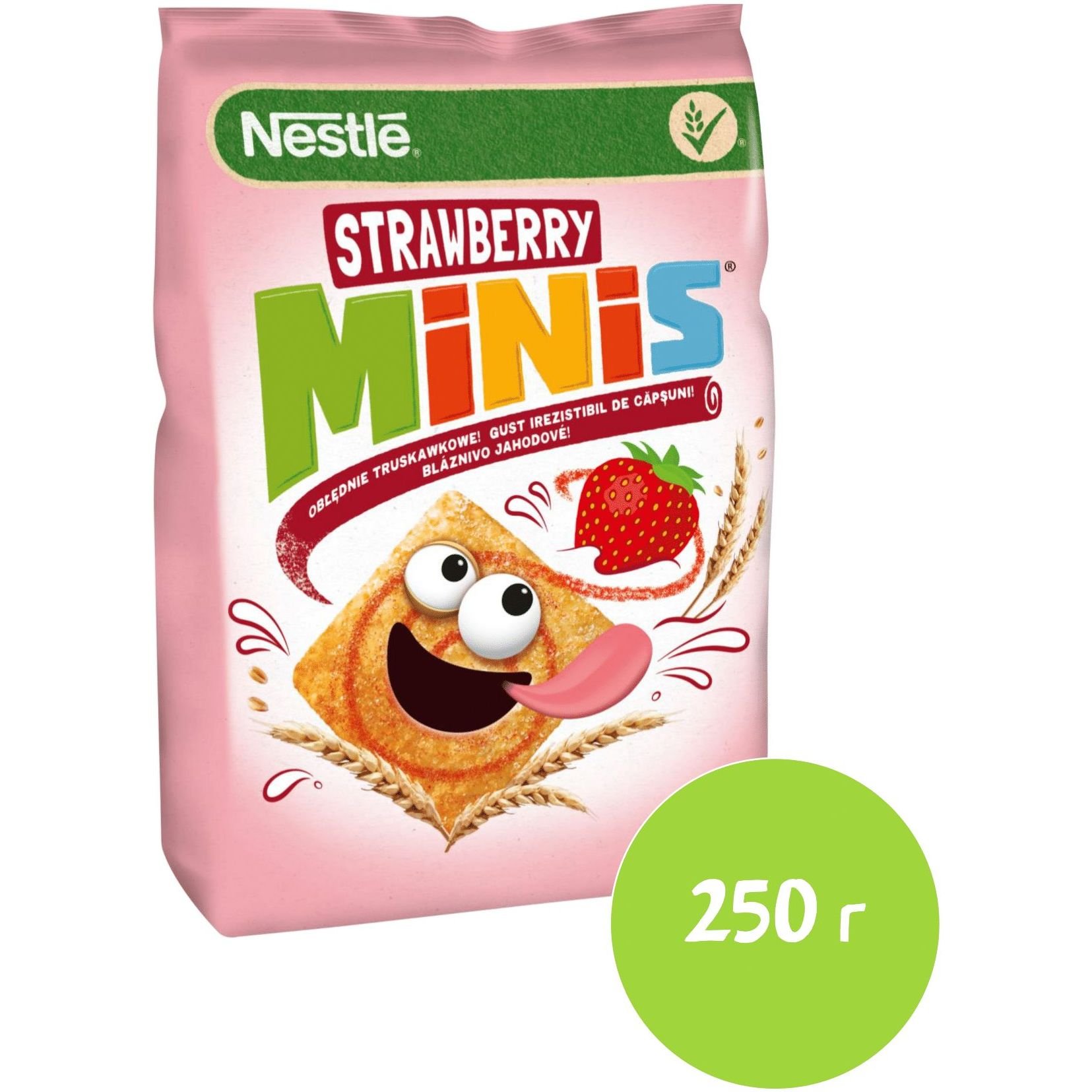 Готовий сухий сніданок Nestle Strawberry-Minis 250 г - фото 2
