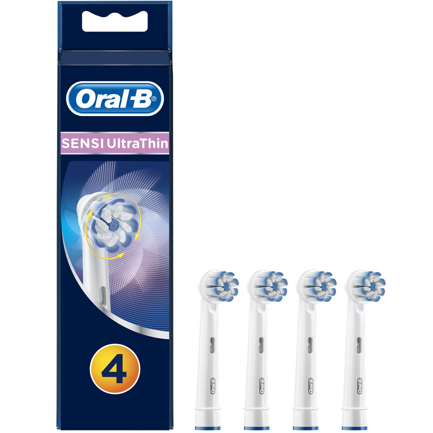 Насадки для электрической зубной щетки Oral-B Sensi Ultrathin 4 шт. - фото 1