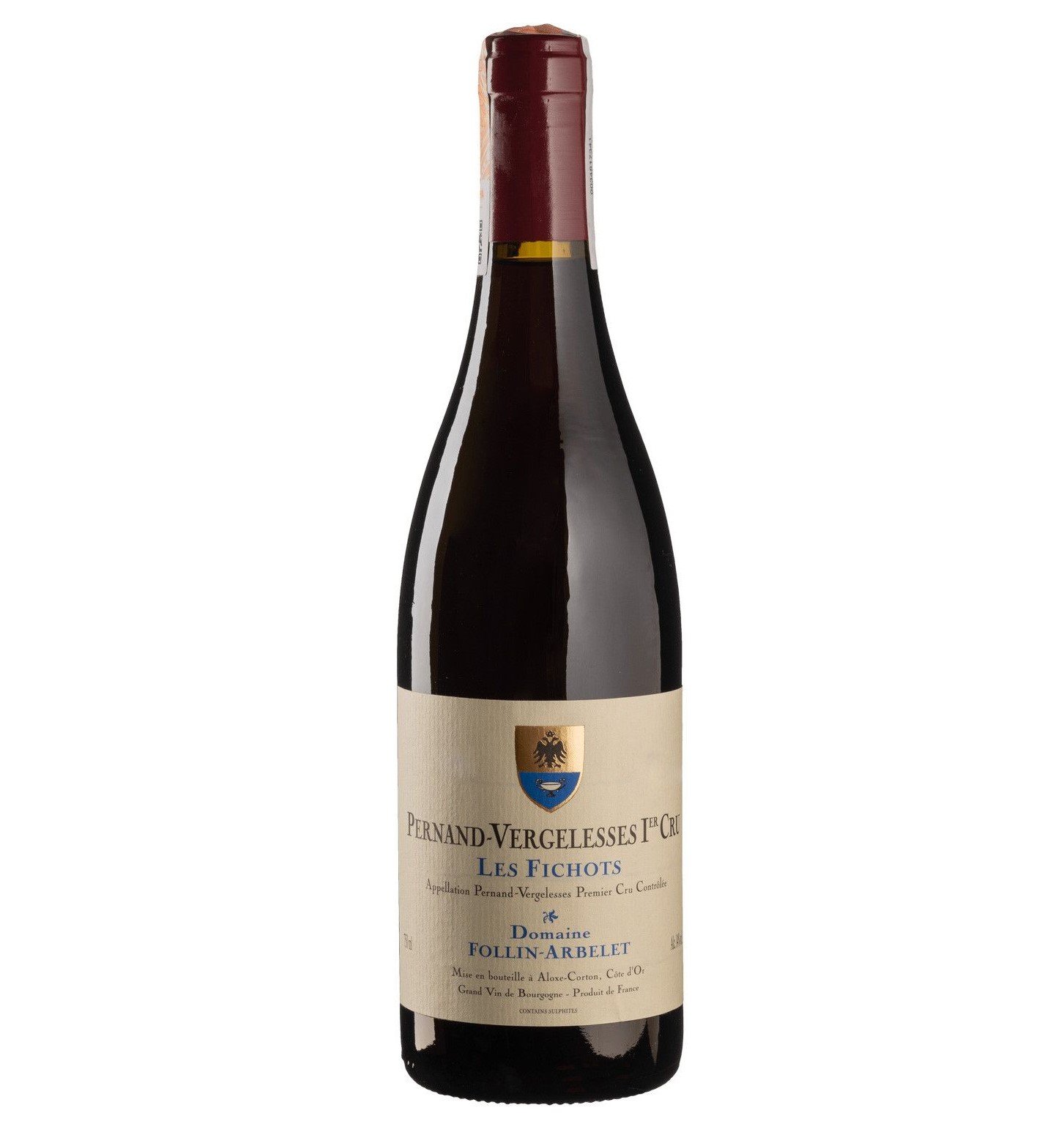Вино Domaine Follin Arbelet Pernand-Vergelesses 1er Cru Les Fichots 2020, красное, сухое, 0,75 л (R3332) - фото 1