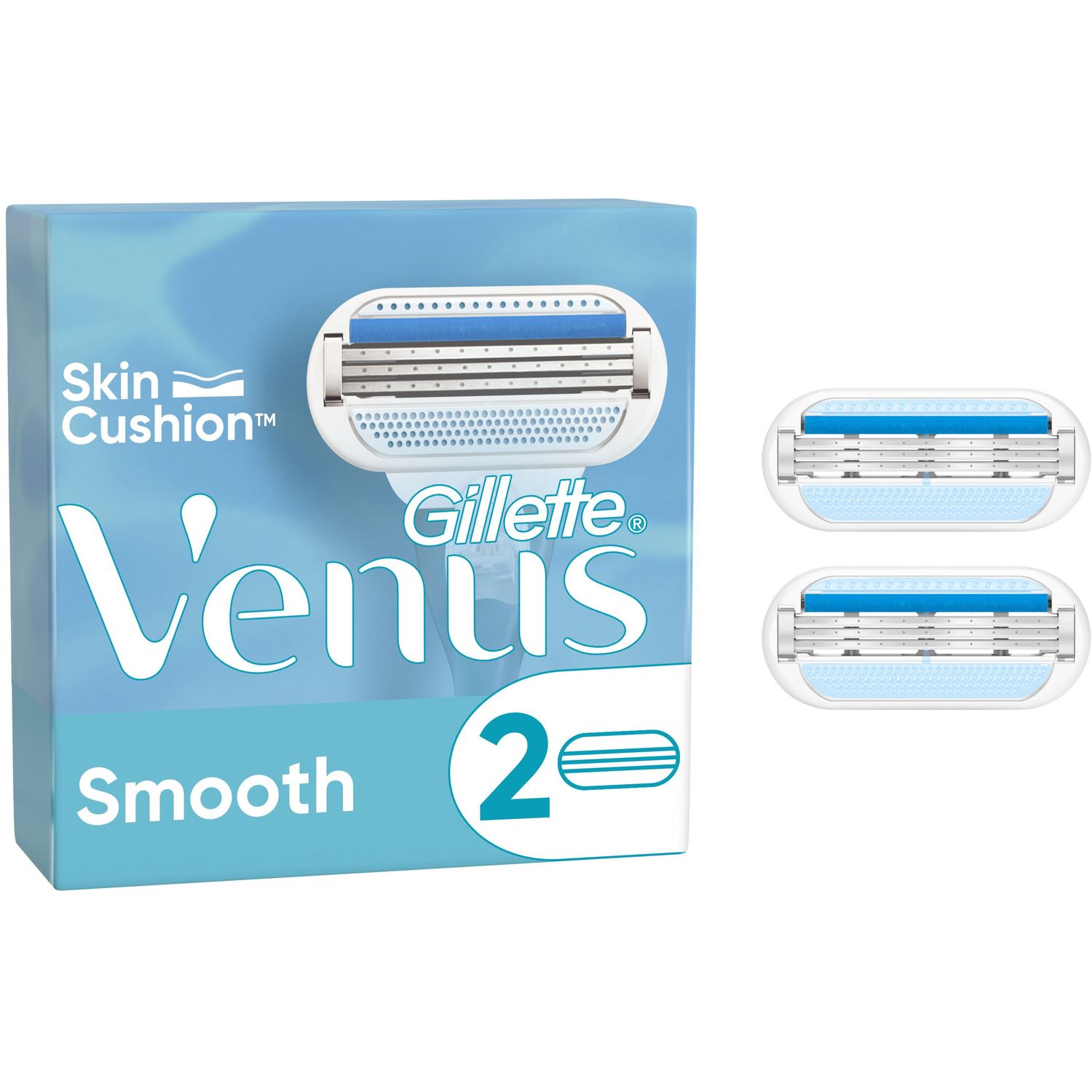 Сменные картриджи для бритья Gillette Venus Smooth, 2 шт. - фото 1