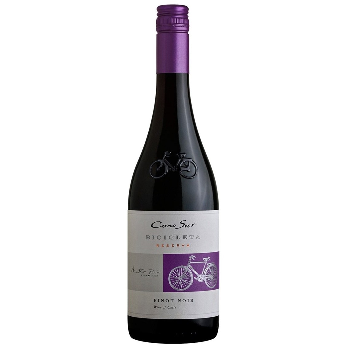 Вино Bicicleta Pinot Noir, красное, сухое, 13,5%, 0,75 л - фото 1