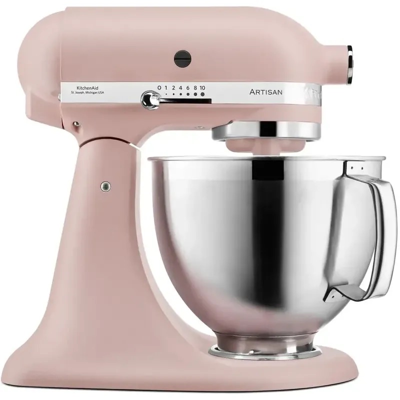 Планетарный миксер KitchenAid Artisan 4.8 л пряный розовый (5KSM185PSEFT) - фото 1