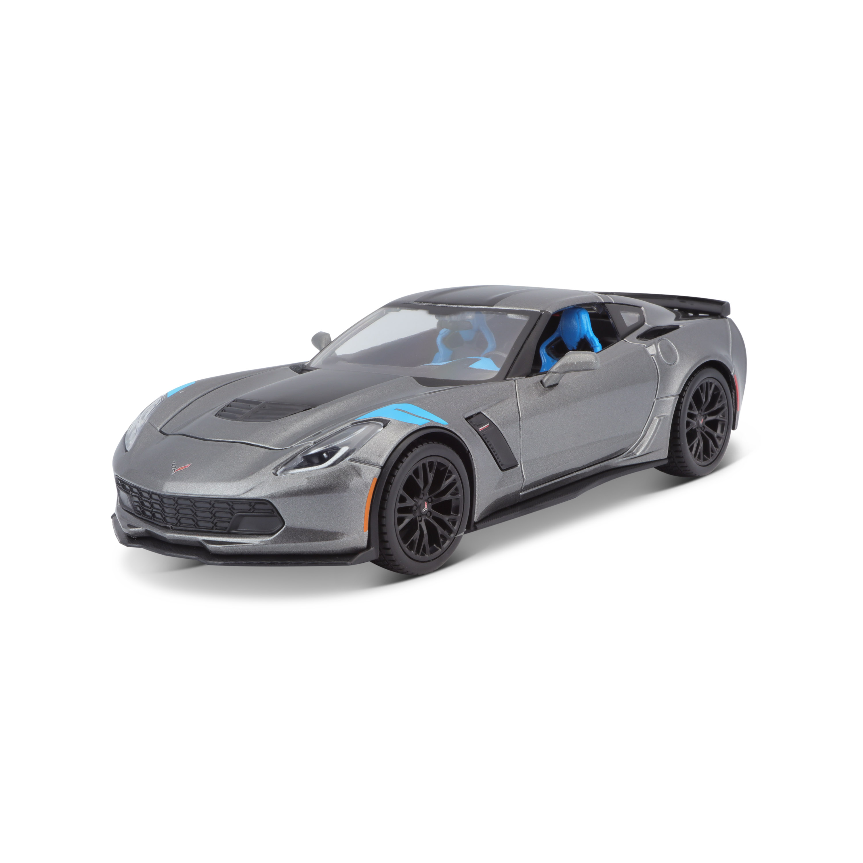 Ігрова автомодель Maisto Corvette Grand Sport 2017, сірий металік, 1:24 (31516 met. grey) - фото 1