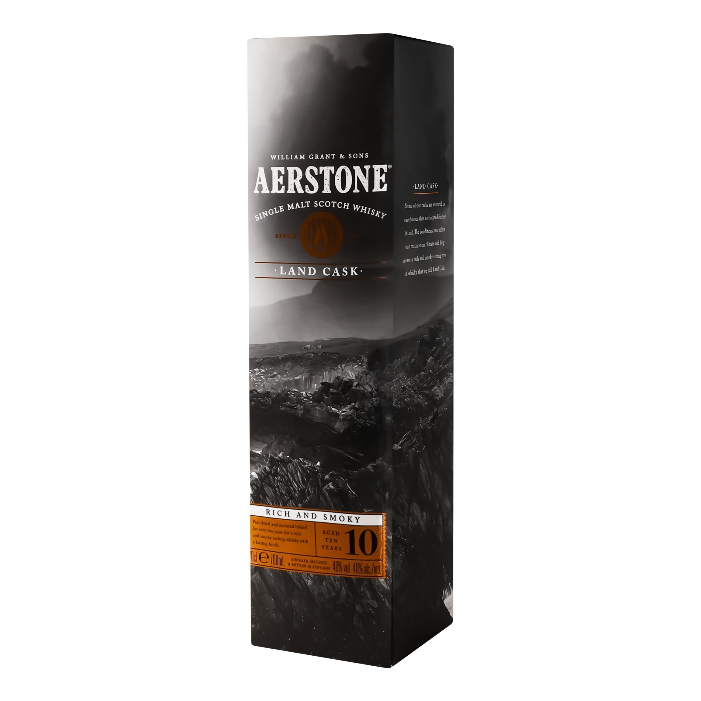 Виски Aerstone Land Cask, 10 лет выдержки, 40 %, 0,7 л (820436) - фото 2