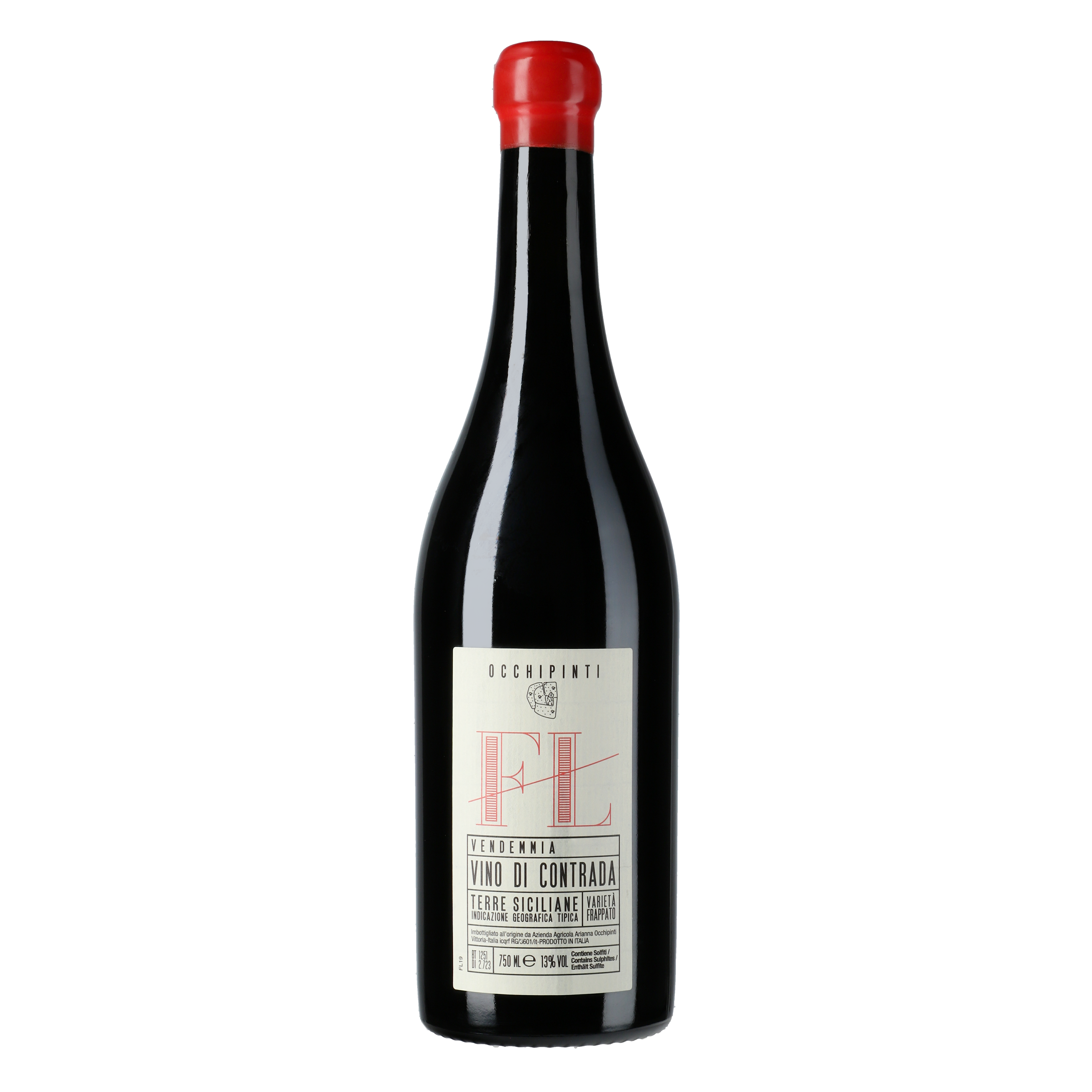 Вино Occhipinti Fossa di Lupo FL, красное, сухое, 0,75 л - фото 1