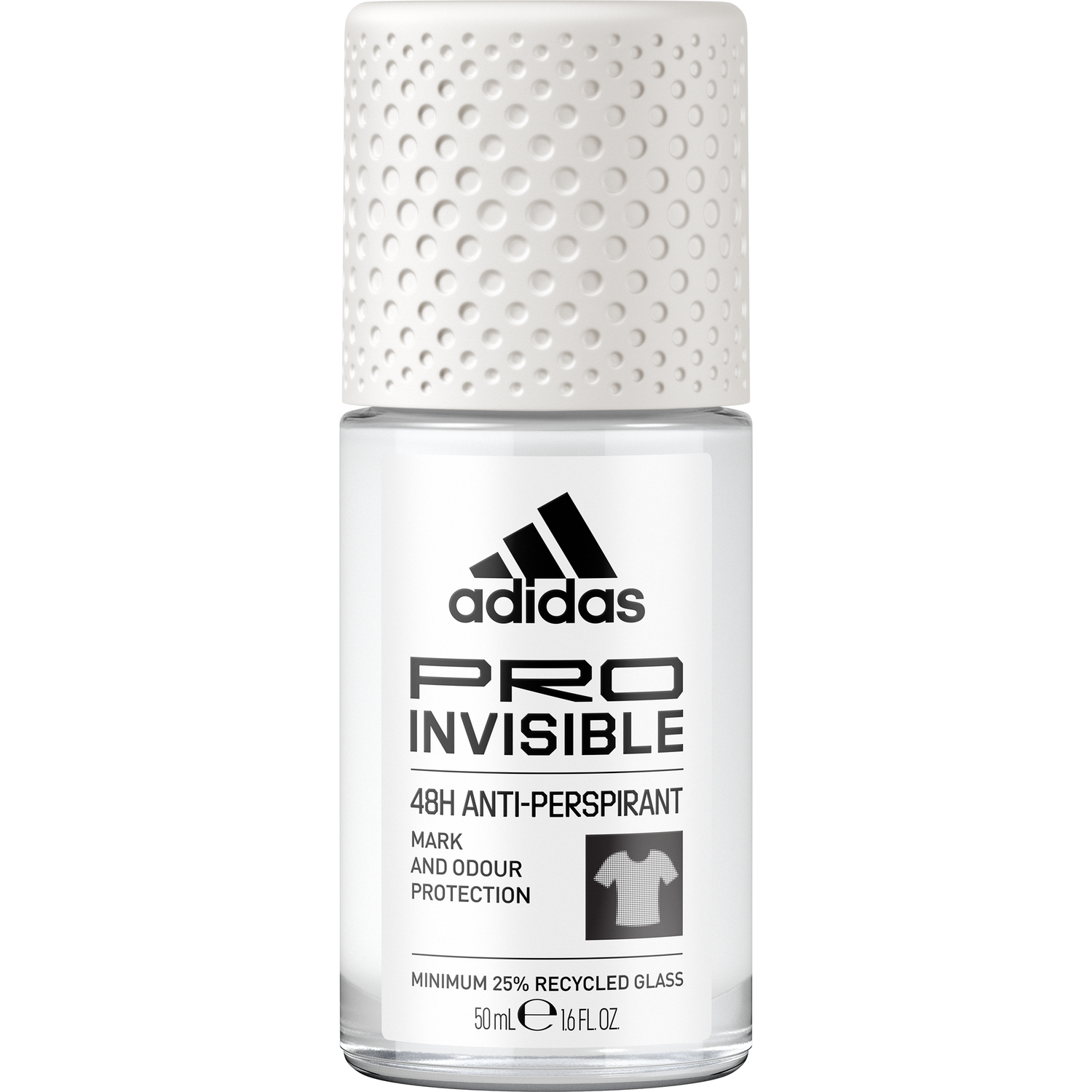Дезодорант-антиперспірант кульковий Adidas Pro Invisible 48h, 50 мл - фото 1