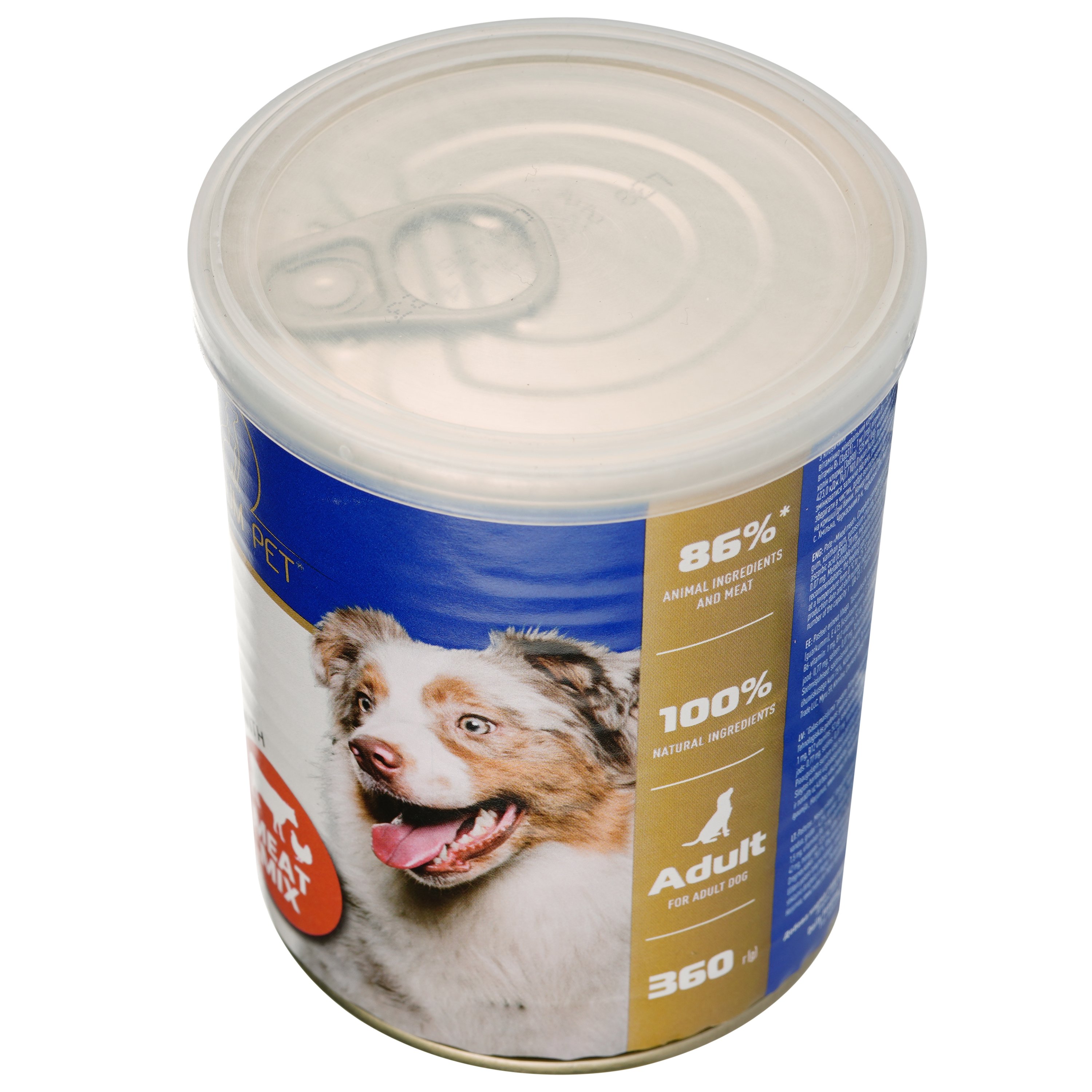 Паштет для взрослых собак Premium Pet мясное ассорти 360 г - фото 3