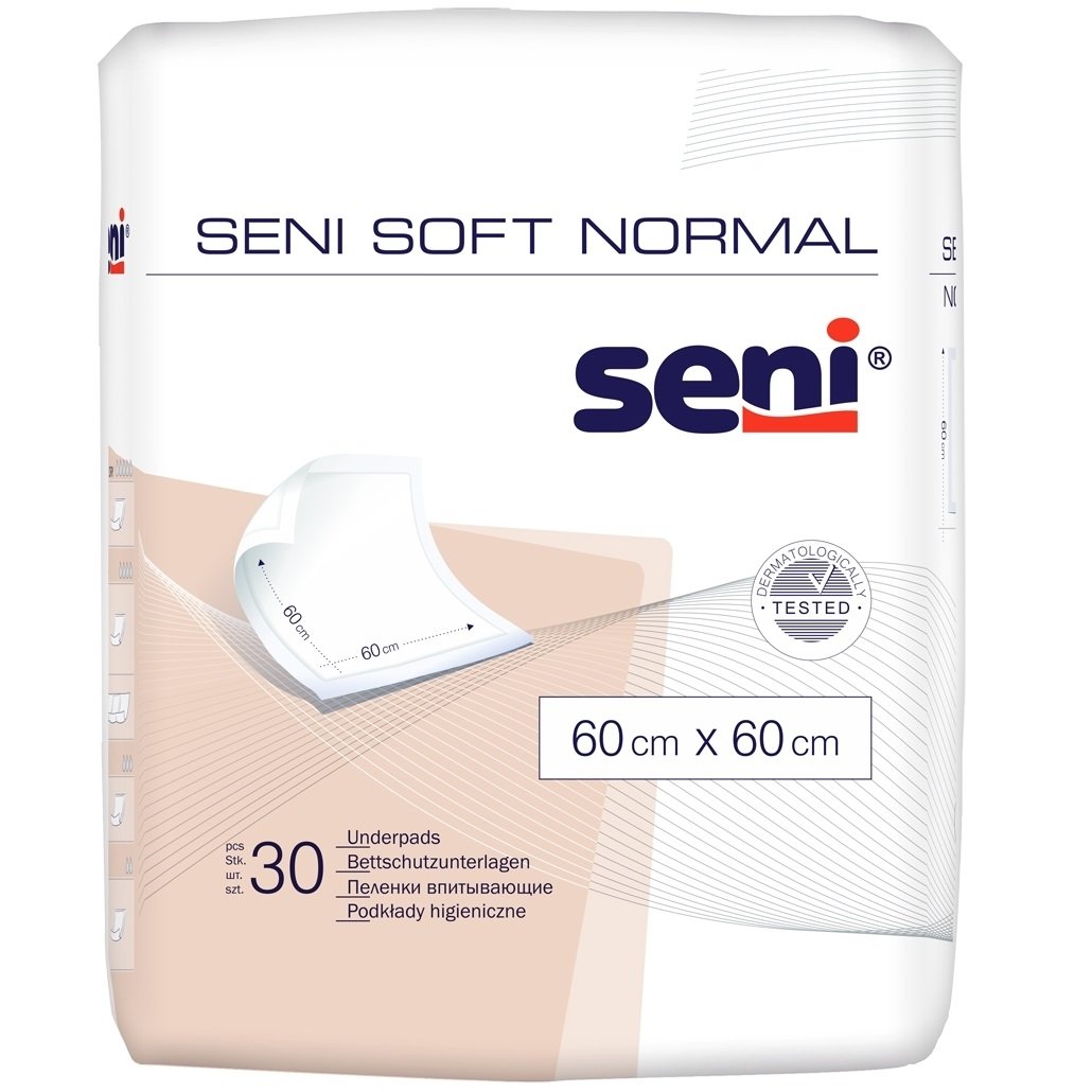 Одноразовые пеленки Seni Soft Normal, 60х60 см, 30 шт. (SE-091-SN30-002) - фото 1