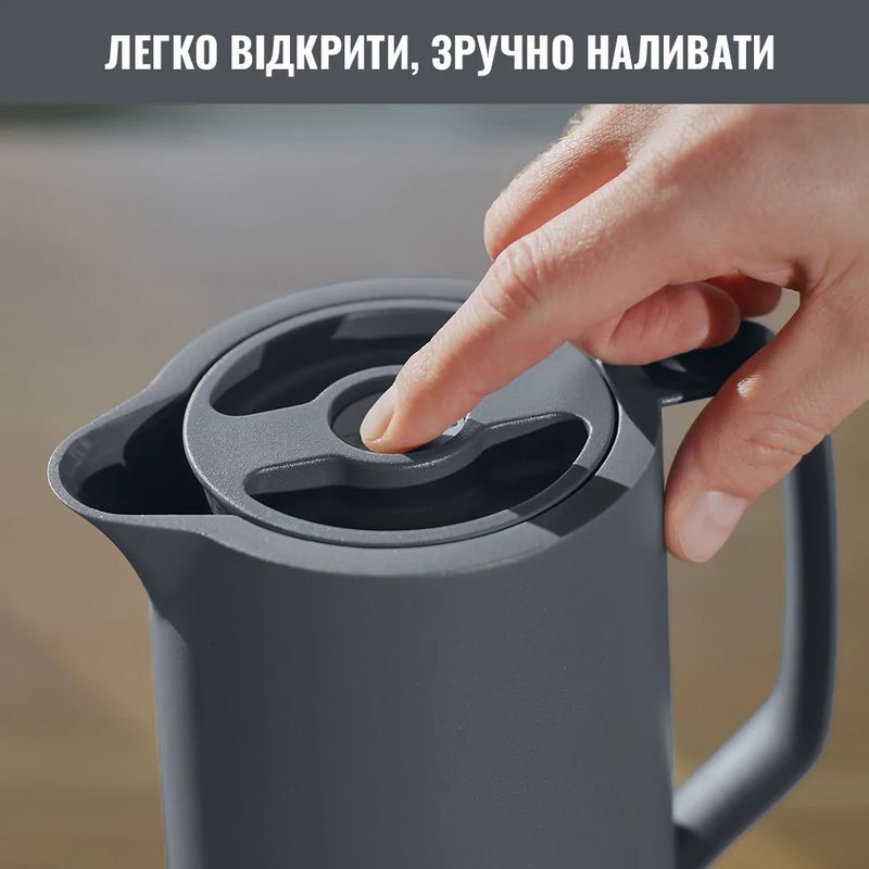 Термоглечик Tefal Motiva 1 л темно-сірий (N4170110) - фото 8